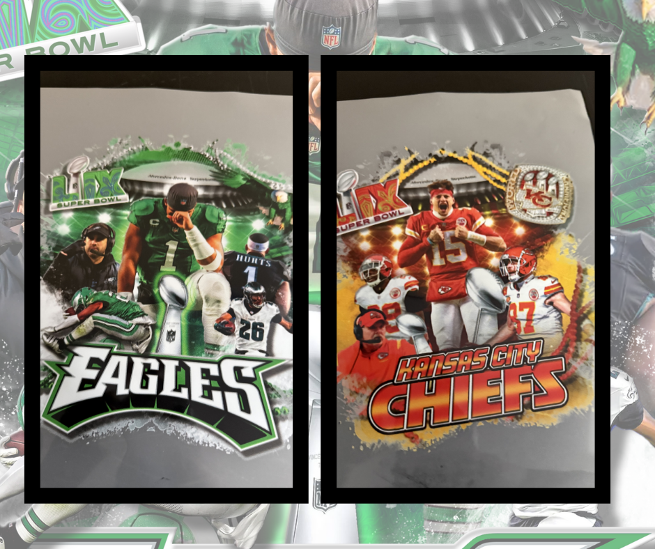 SUPERBOWL GANG SHEET 22X60 image 1